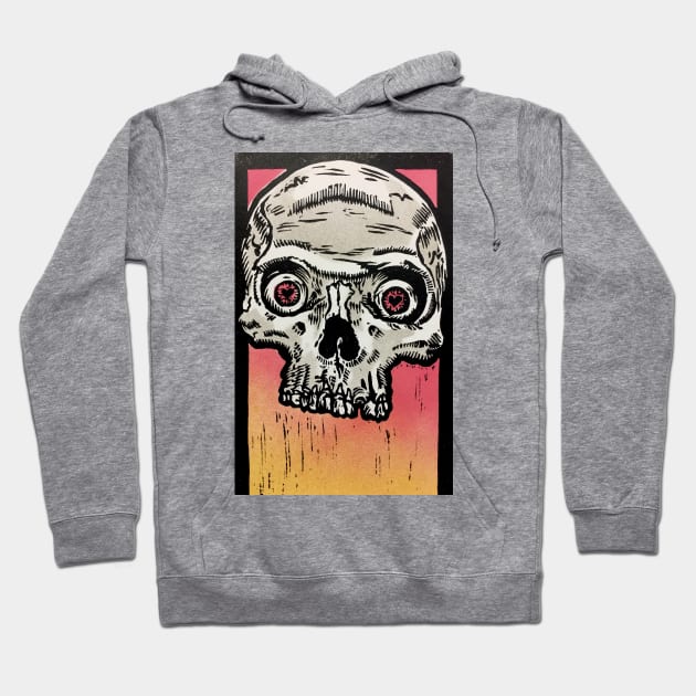 live laugh love skull design Hoodie by charlesstat3